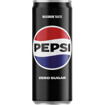 Pepsi cola plech 0,33l ZERO